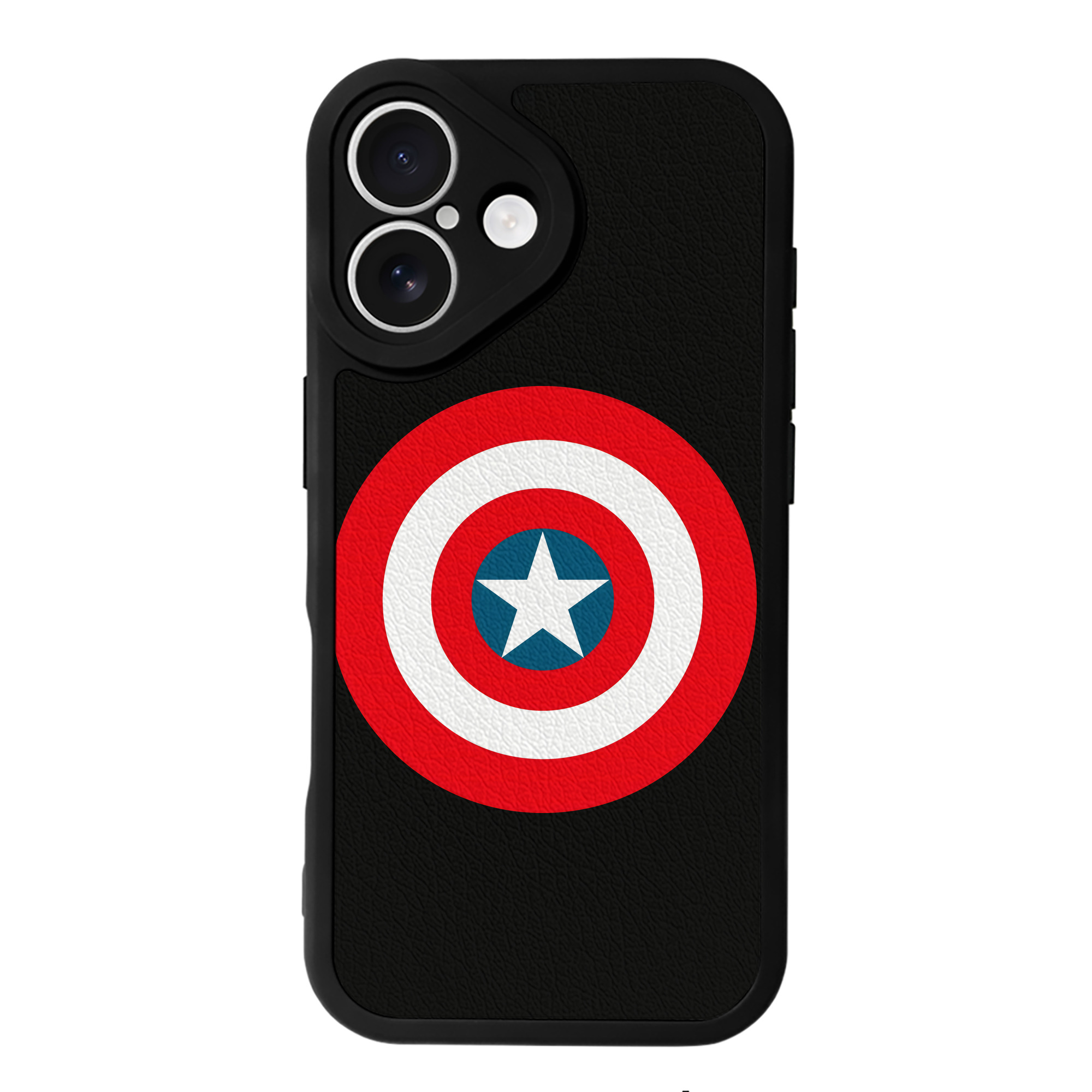 （画像用） アベンジャーズ The Avengers 【iPhone 16シリーズ対応】シリコンスマホケース（レザー調） 材質：シリコン